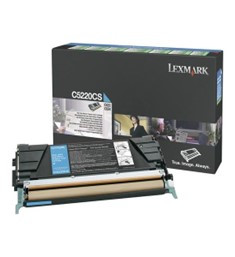 LEXMARK Cyan Toner C5220CS C522n/C524 3000 Seiten Original Toner (C500H2CG), "Sonderaktion"